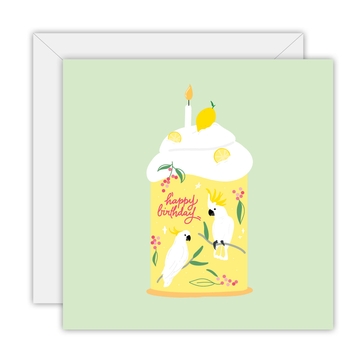Happy Birthday - Sulphur Crested Cockatoo
