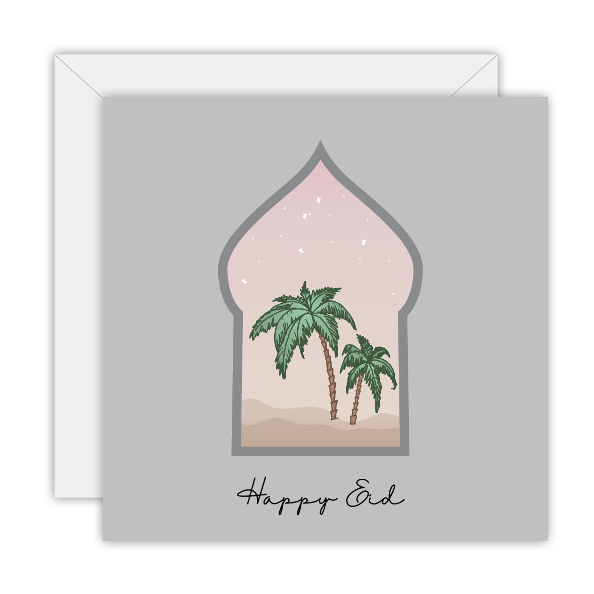 Palm Tree Happy Eid