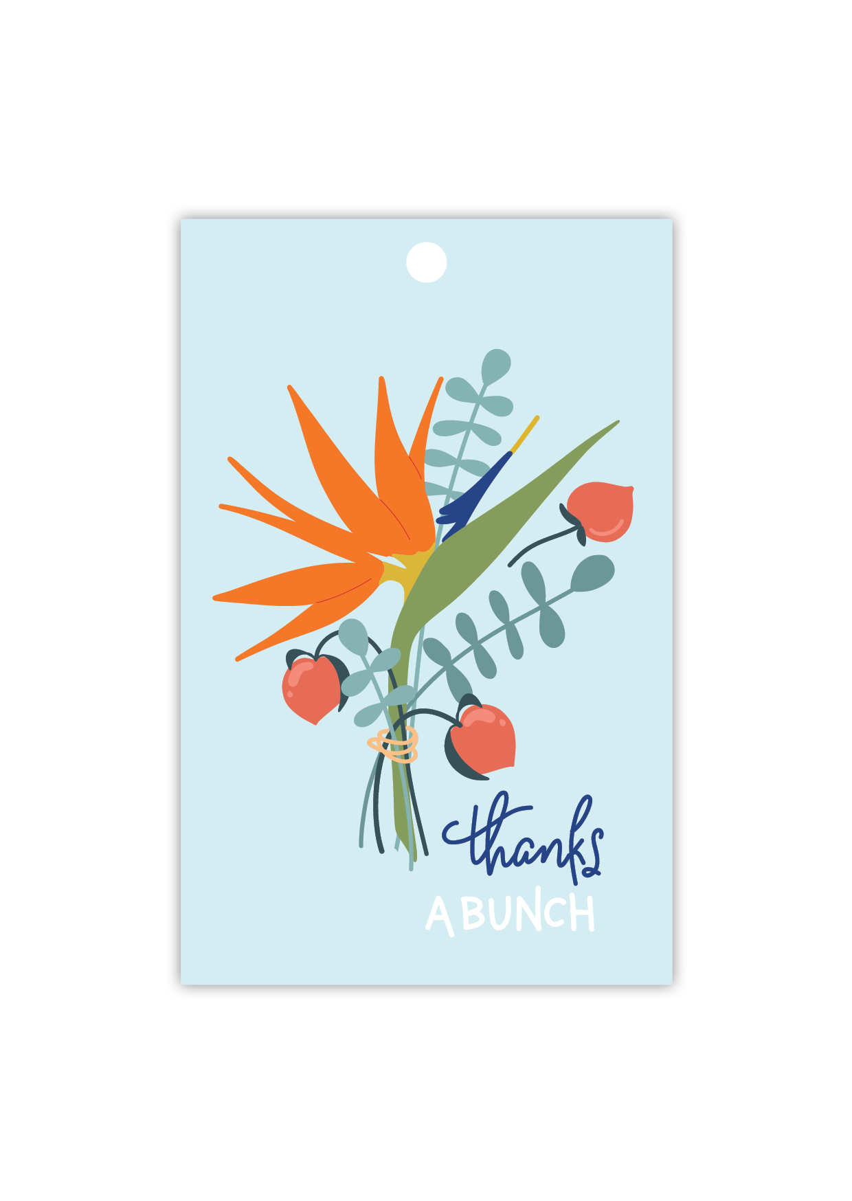 Thanks a bunch, you’re a peach - Gift Tag