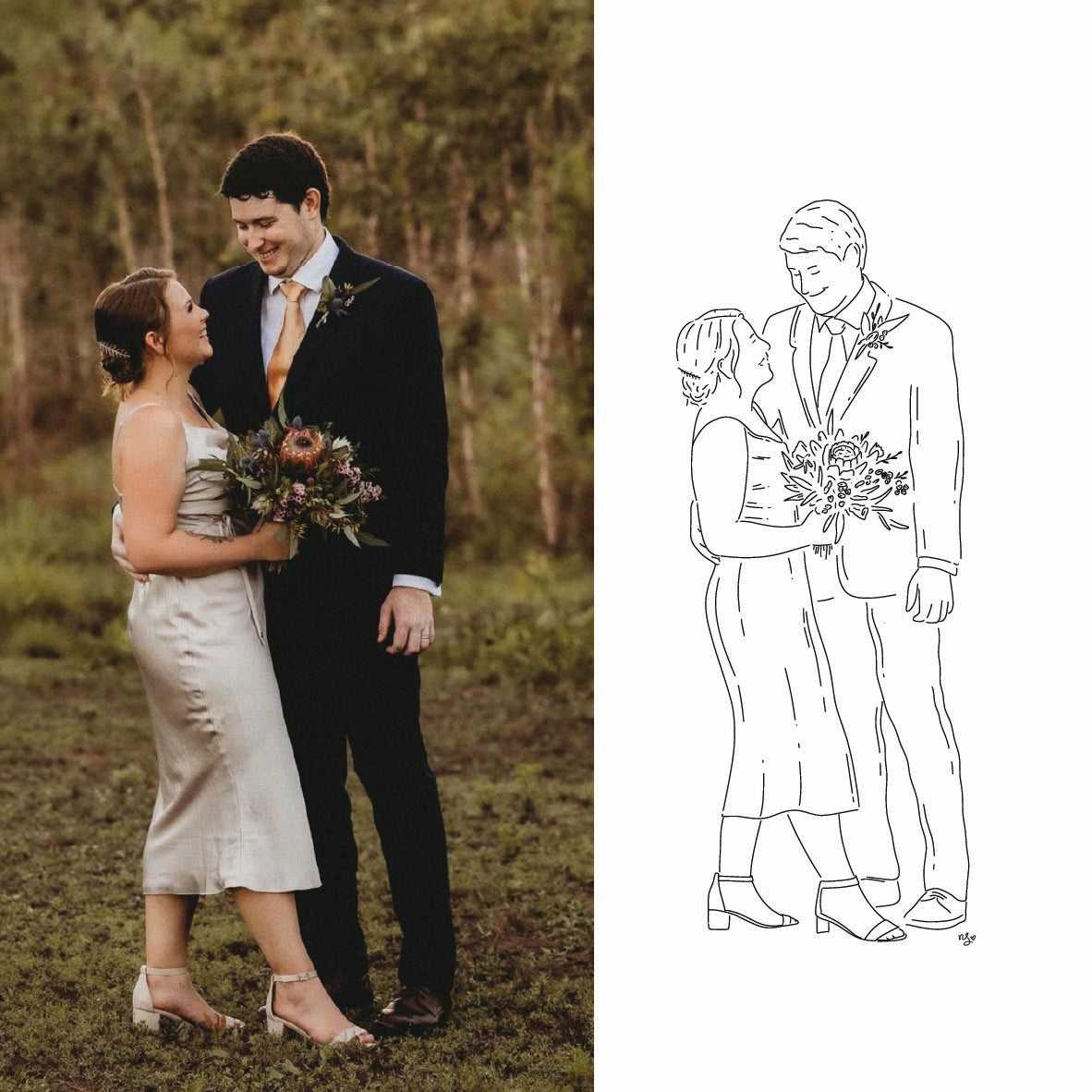 Custom Fine Line Illustration