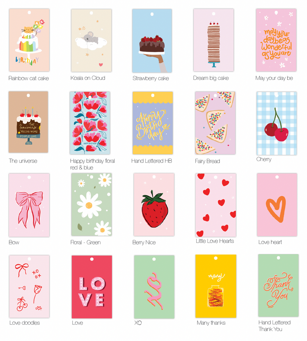 Gift Tag Box