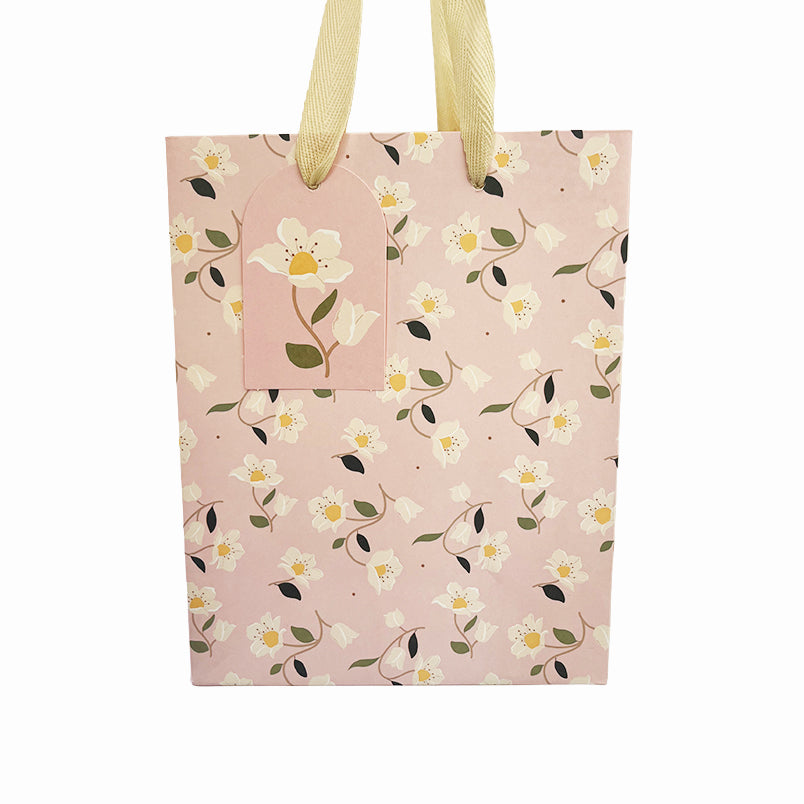 Pink Floral - Eco-Friendly Gift Bags