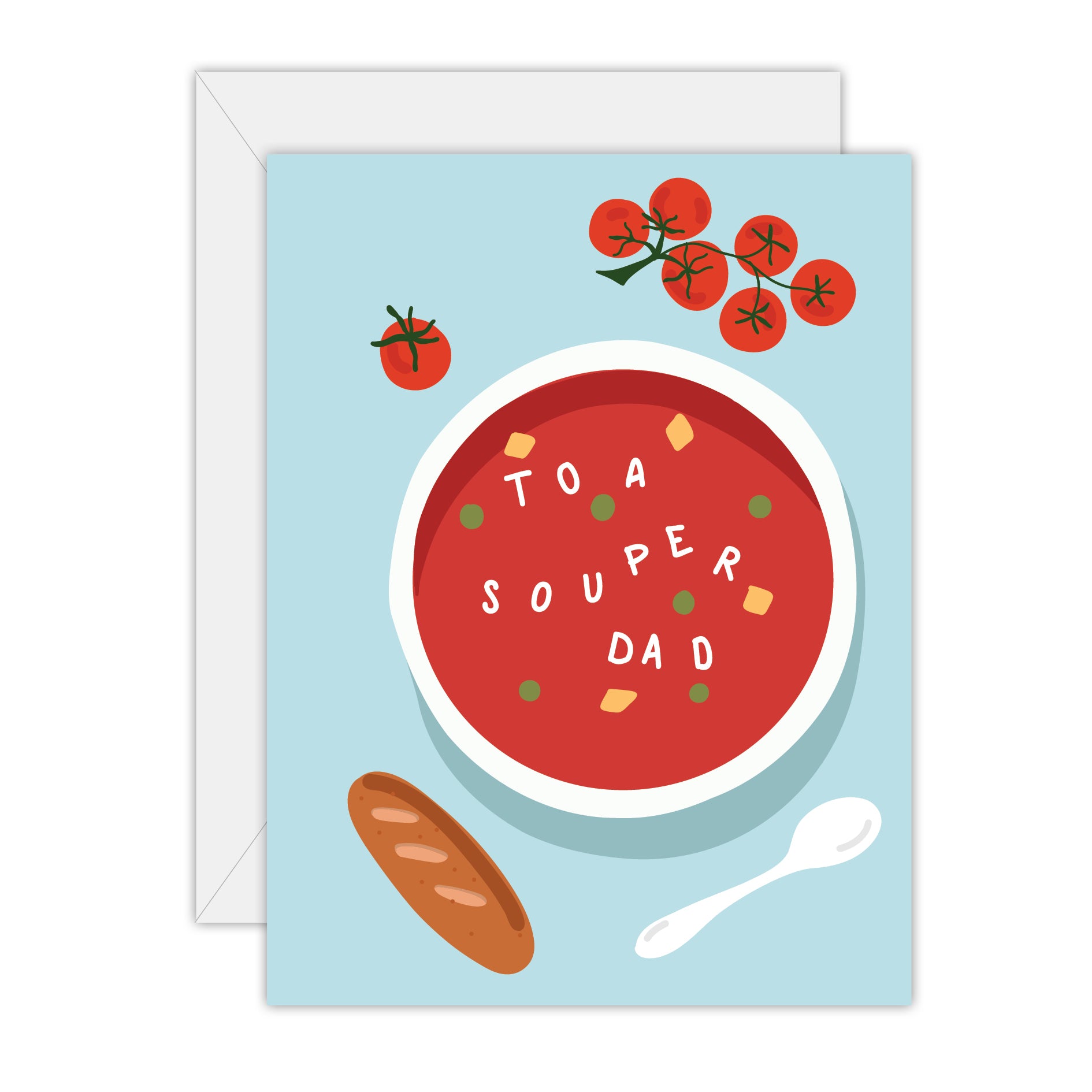 Souper Dad - Father - Greeting Card