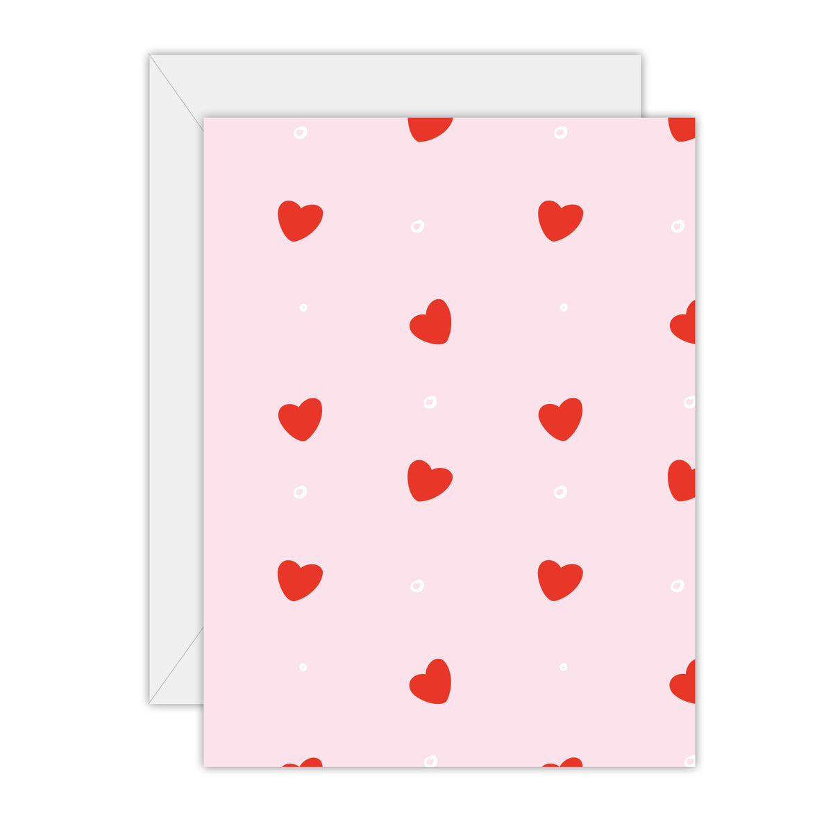 Little Love Hearts - Blank Greeting Card