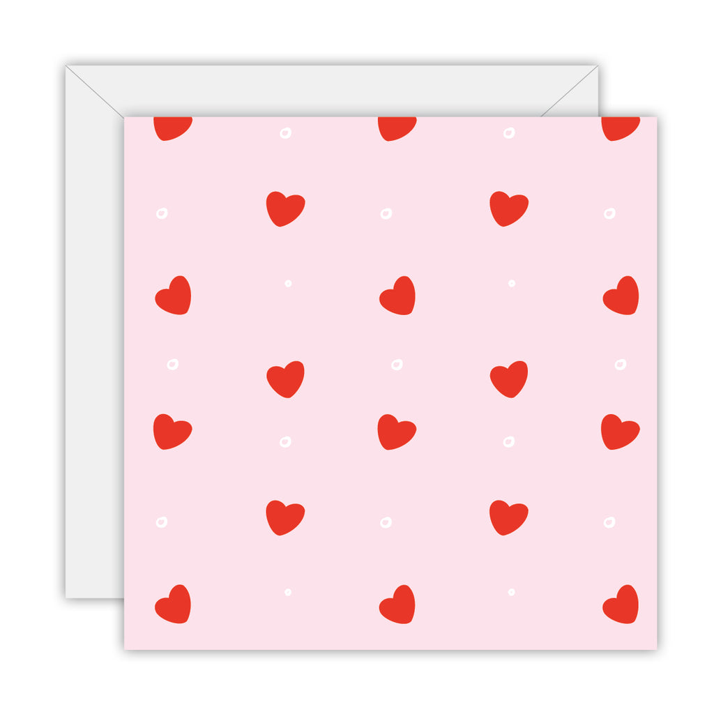 Little Love Hearts - Blank Greeting Card