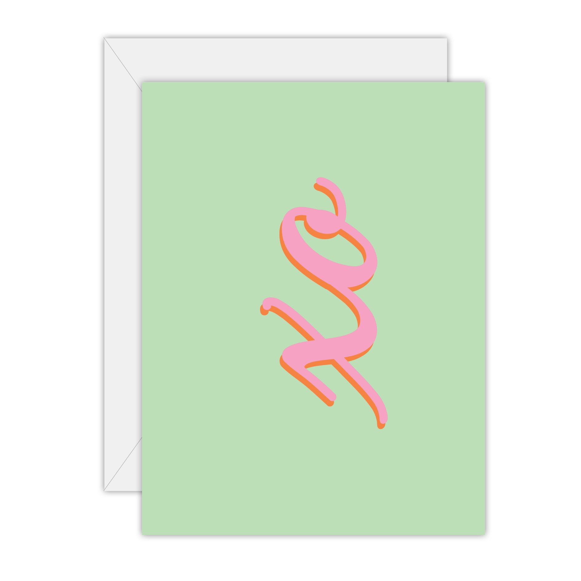 XO - Blank Greeting Card