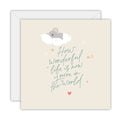 How wonderful life is - New Baby Greeting Card