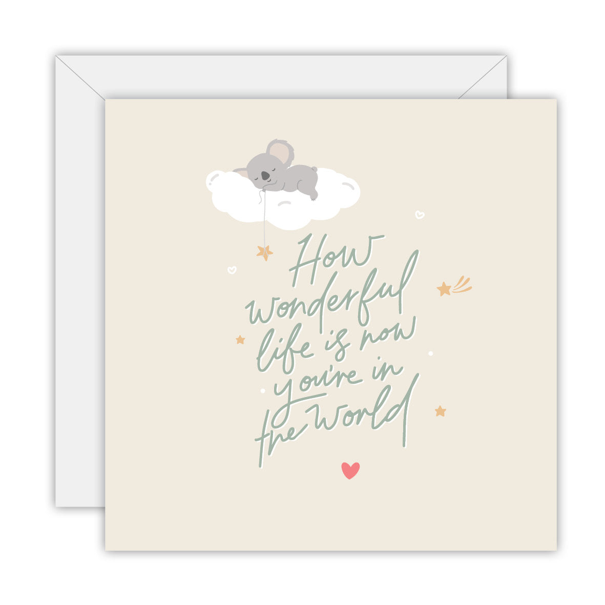 Koala New Birthday & Baby Shower Matching Set: Birthday Cards, Double Sided Wrapping Paper and Gift Tags