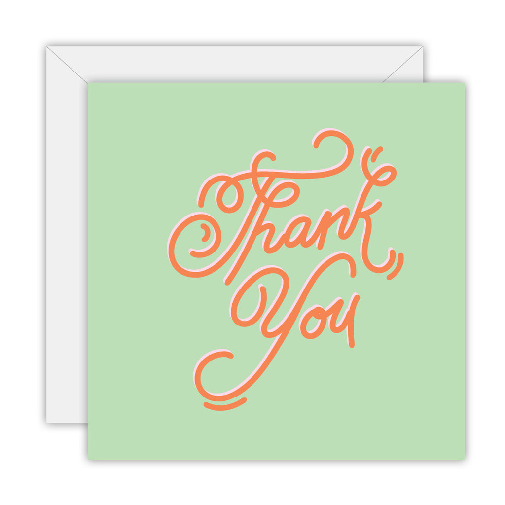 Hand Lettered - Thank You