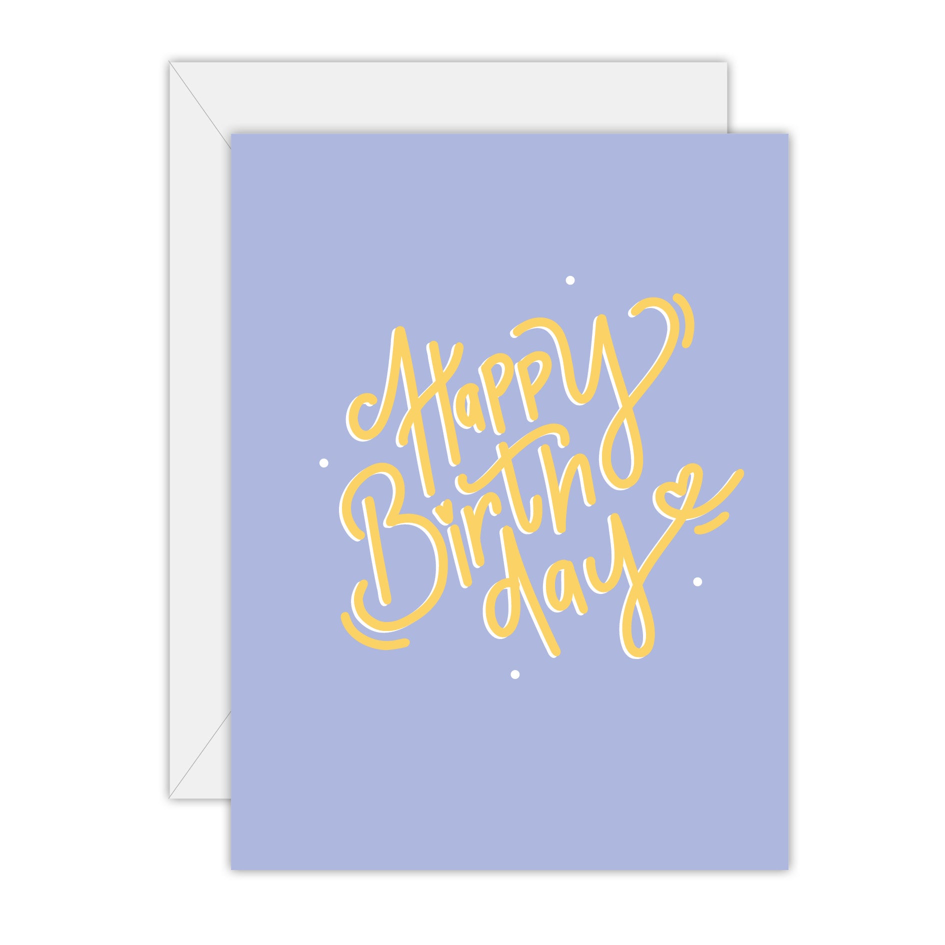 Hand Lettered - Happy Birthday