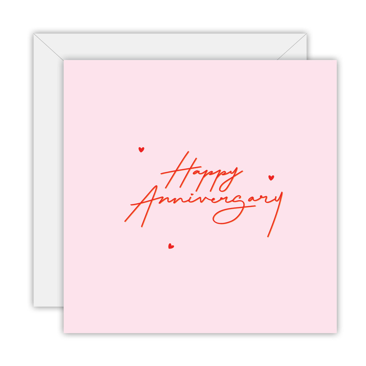 Hand Lettered - Happy Anniversary - Anniversary Card