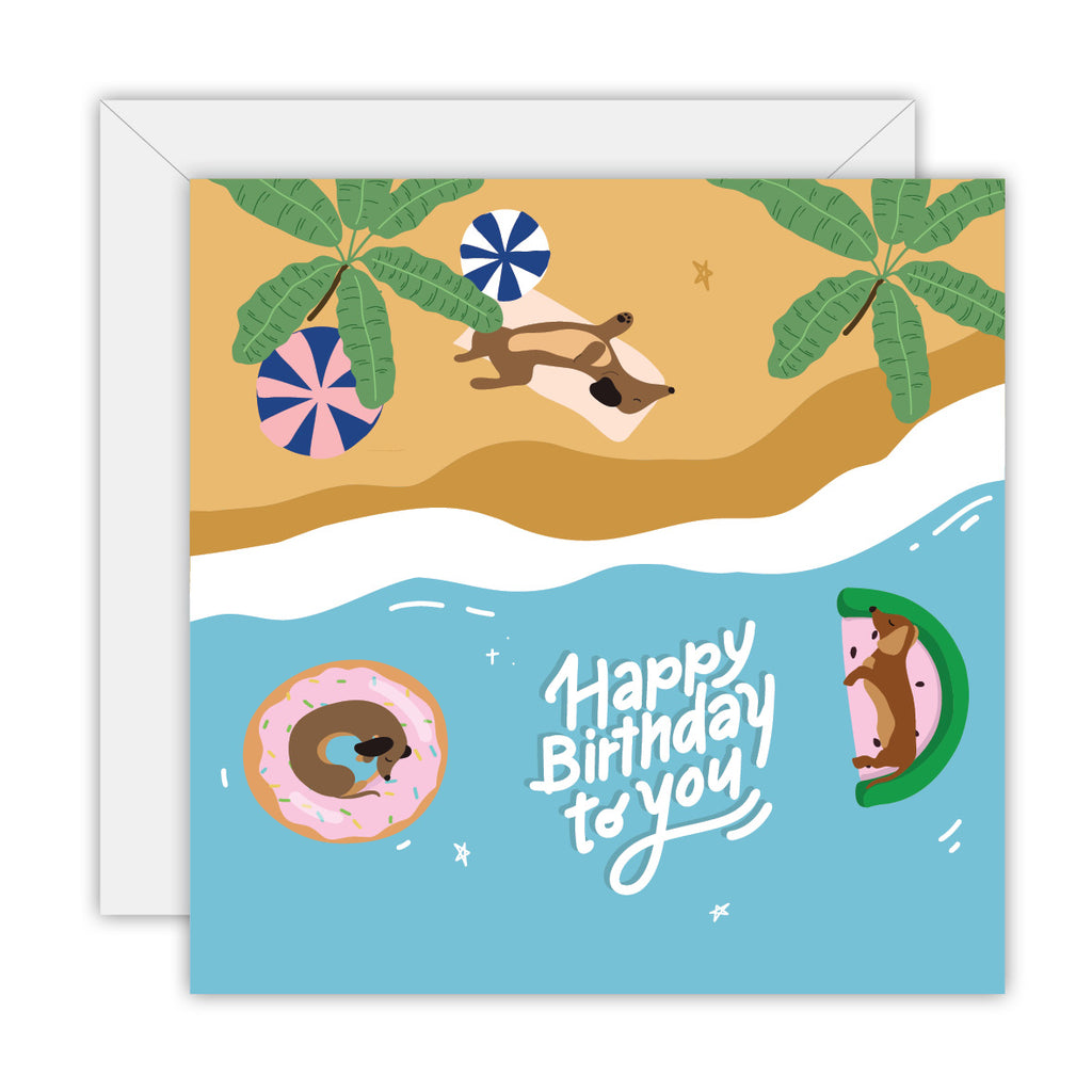 Sun, Sand & Sausage Dog