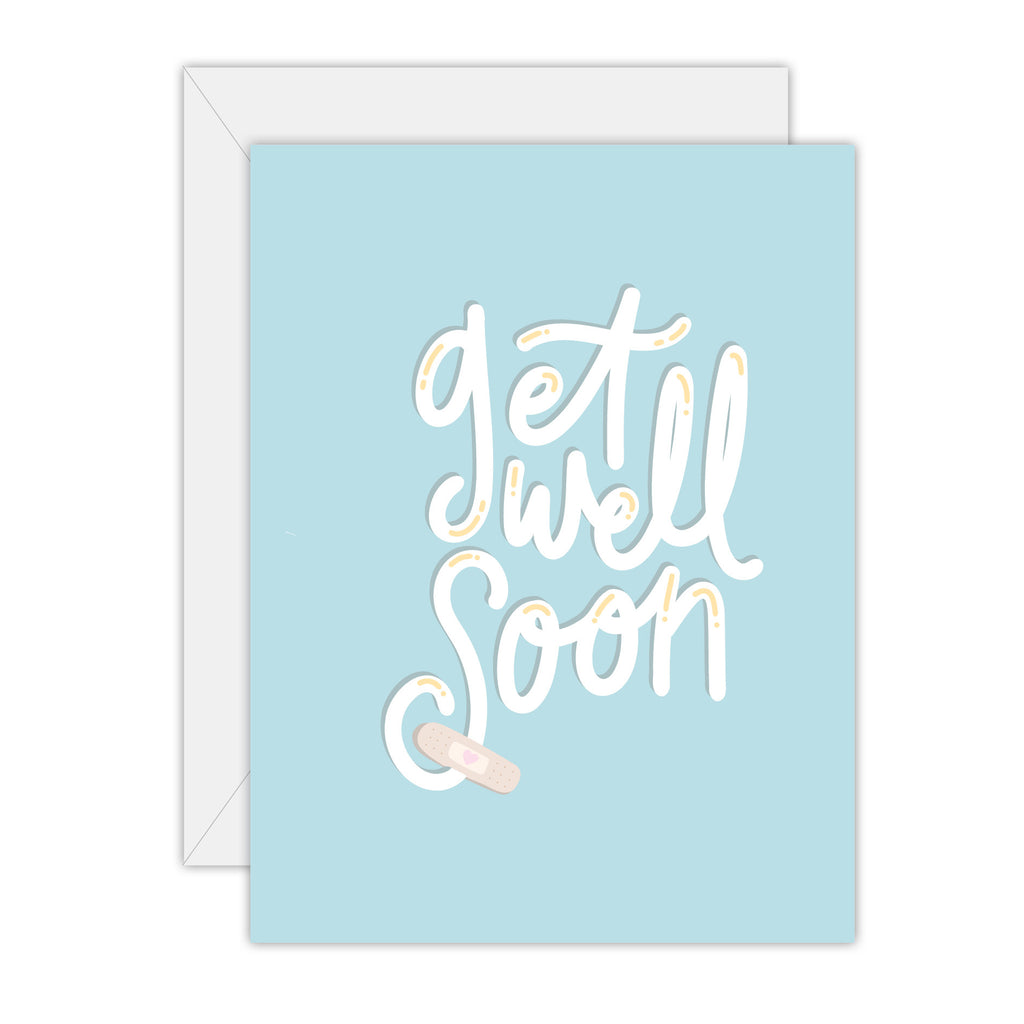 Hand Lettered - Get Well Soon