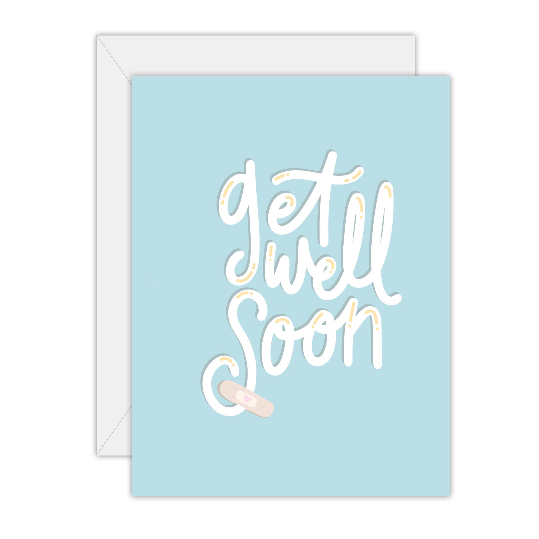 Hand Lettered - Get Well Soon