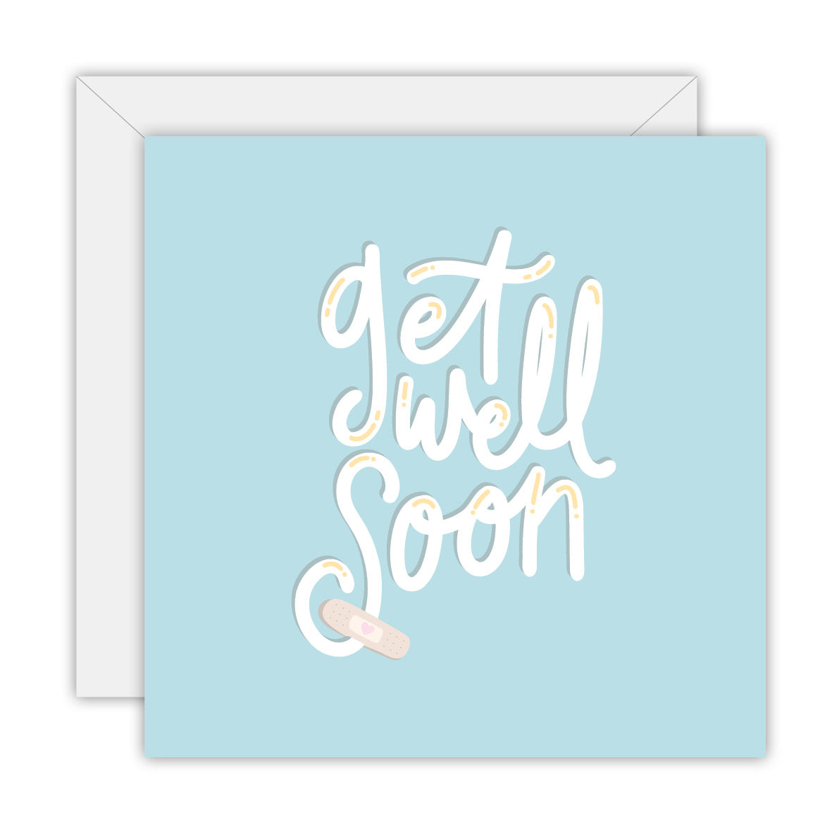 Hand Lettered - Get Well Soon