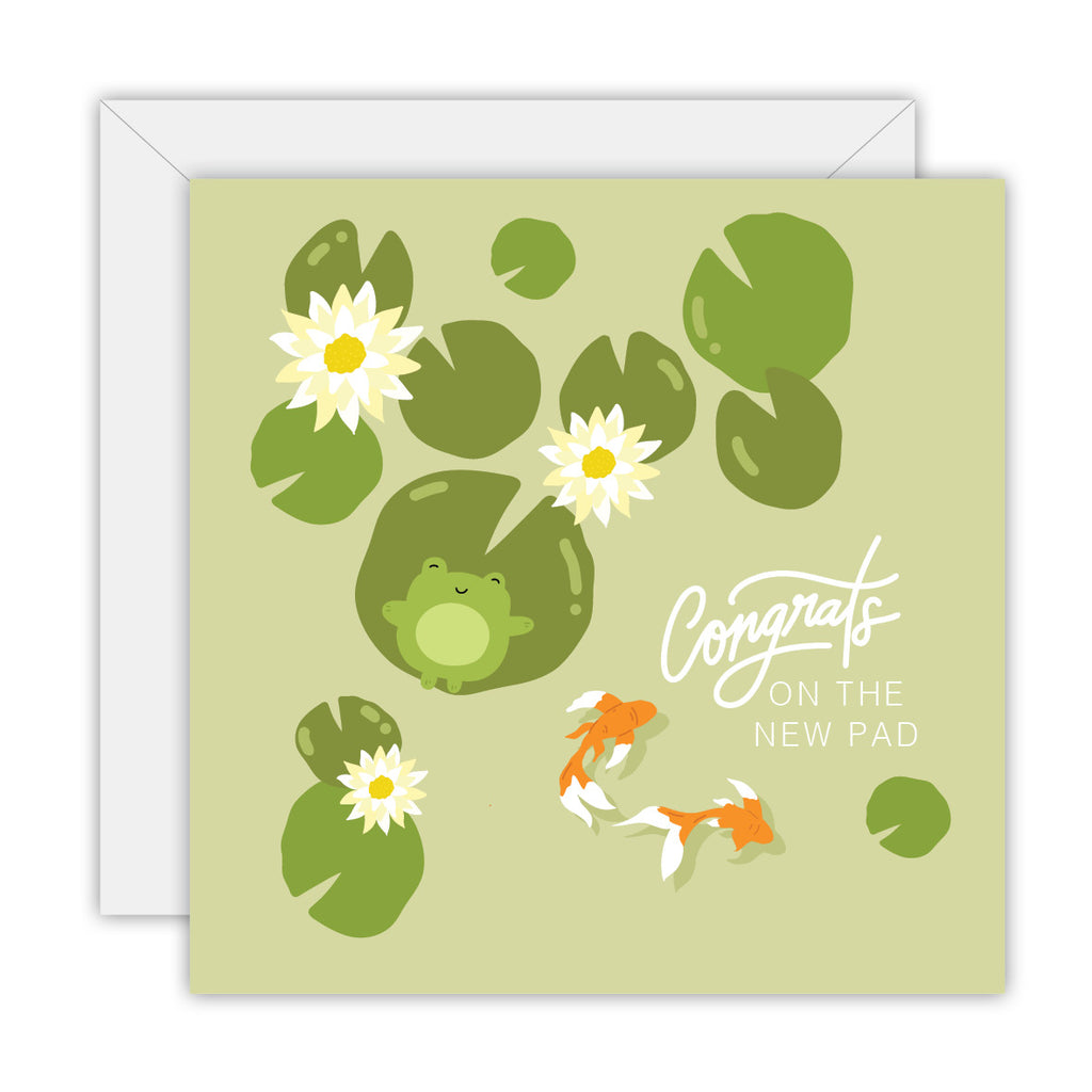 Congrats on the new pad