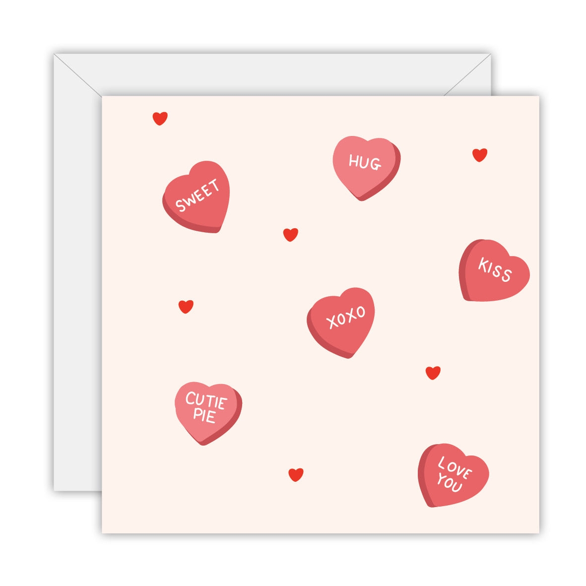 Sweet Love Notes - Love and Friendship Greeting Card