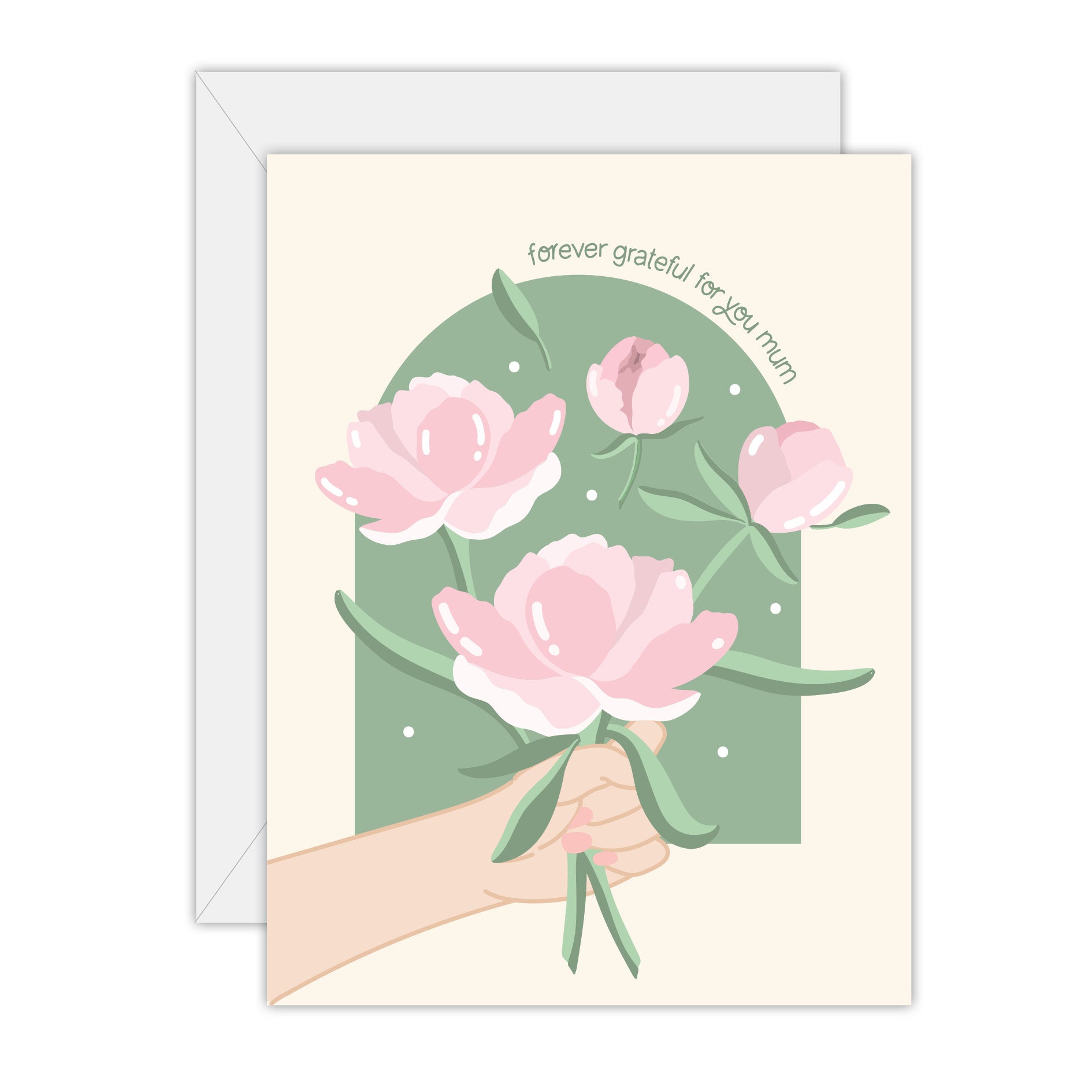 Forever grateful for you mum - Mothers Day Greeting Card
