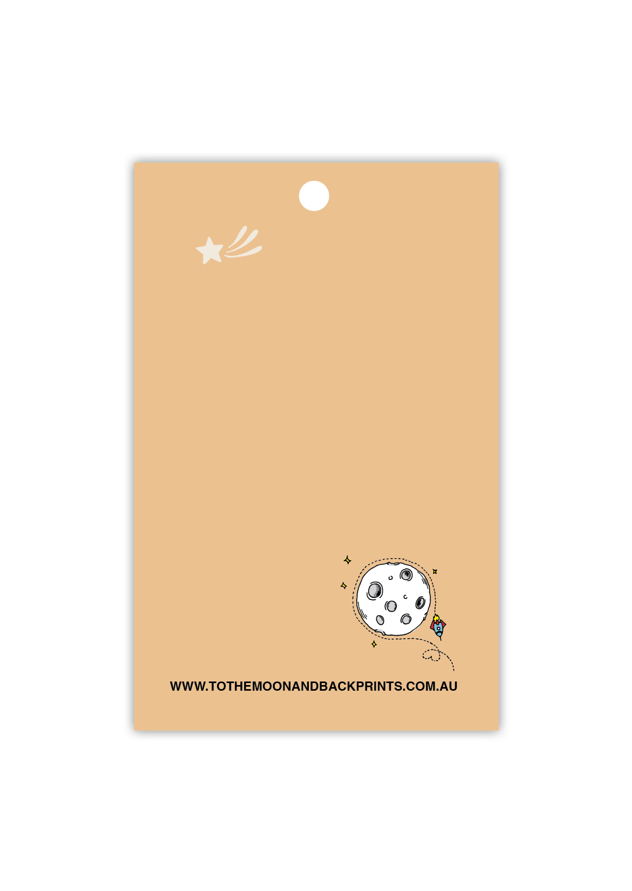 Baby - Koala on Moon  - Gift Tag