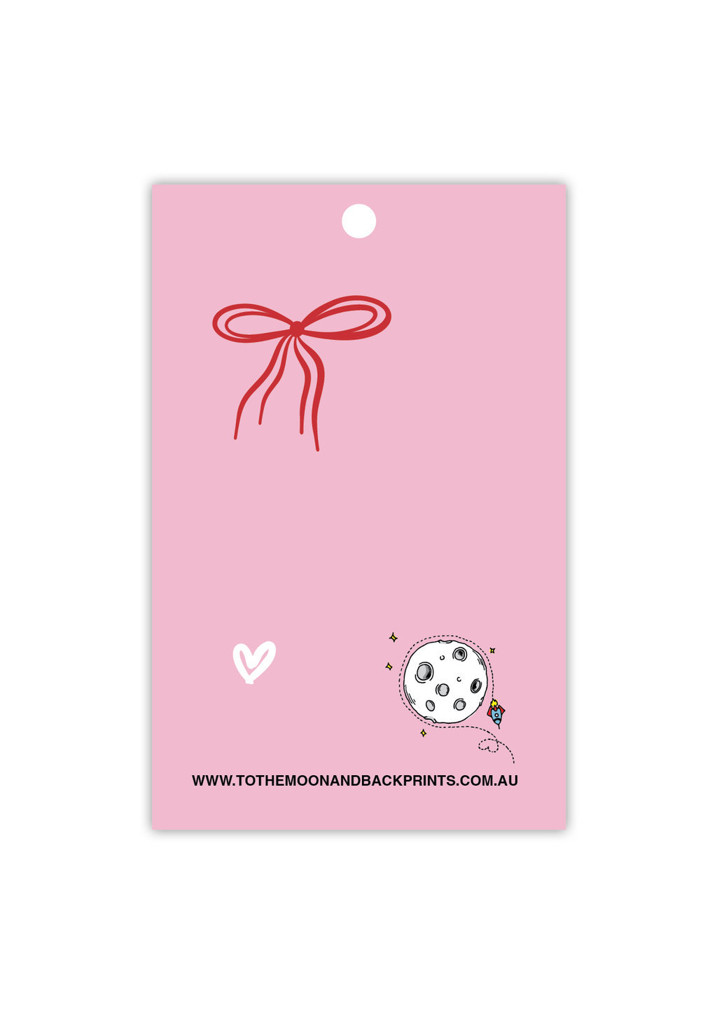 Bow  - Gift Tag