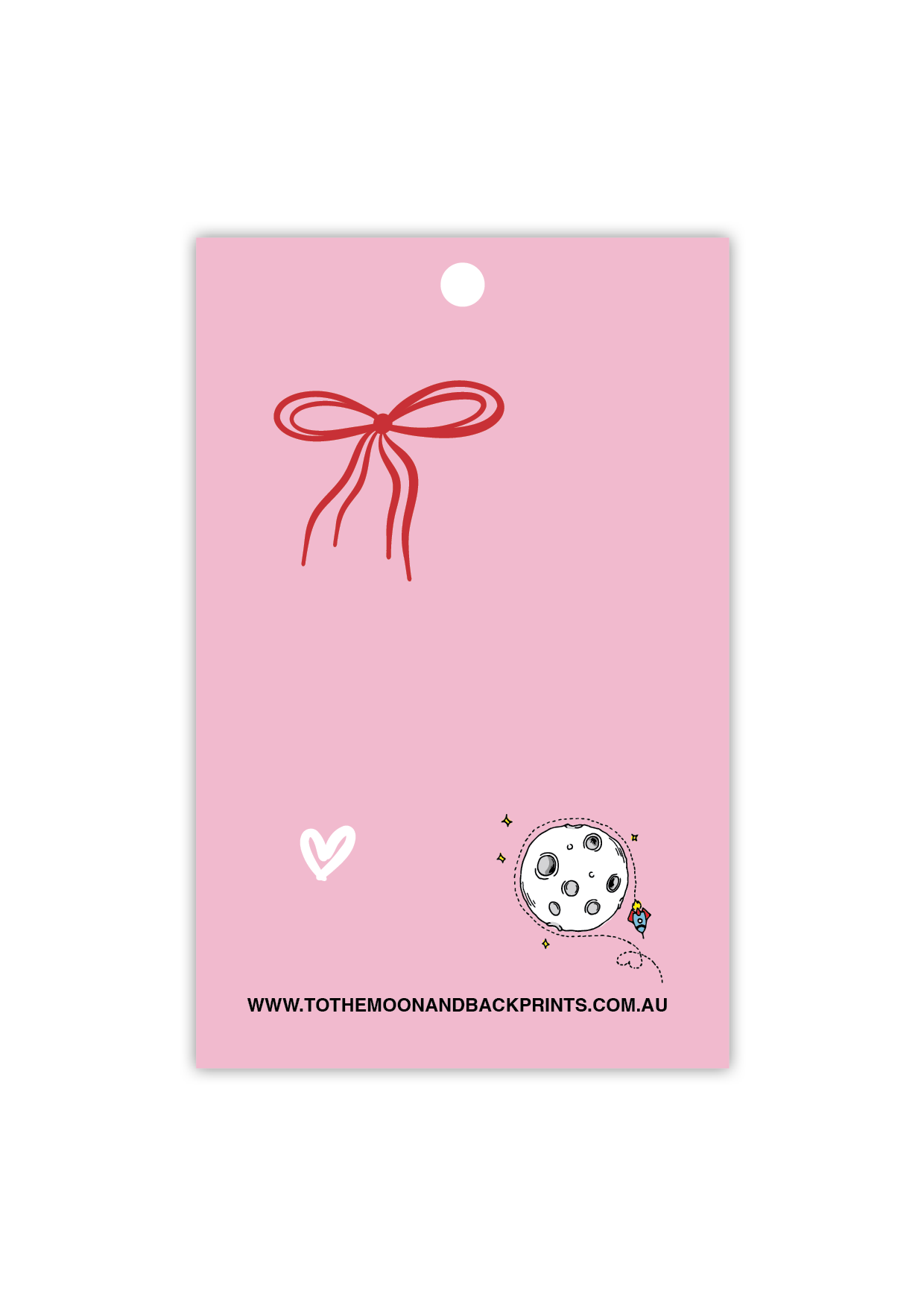 Bow  - Gift Tag