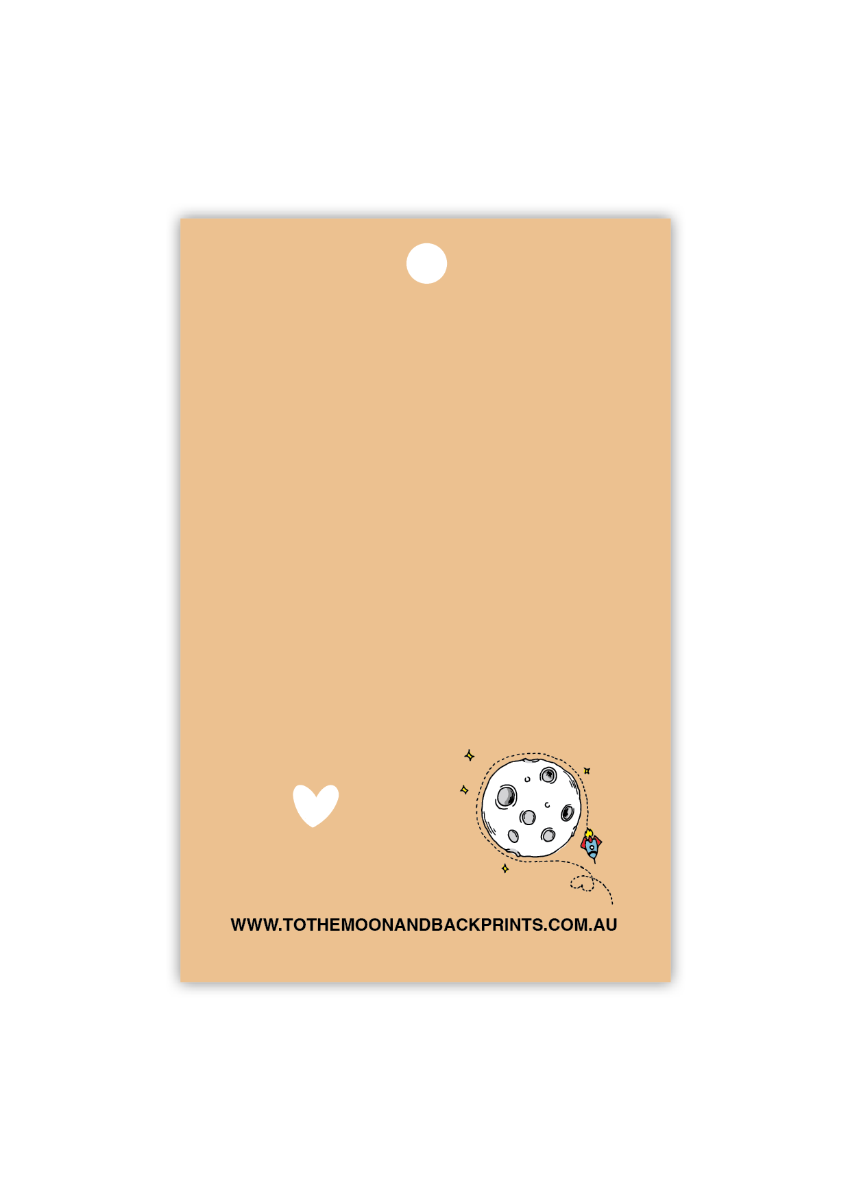 Baby - Kookaburra on Cloud  - Gift Tag