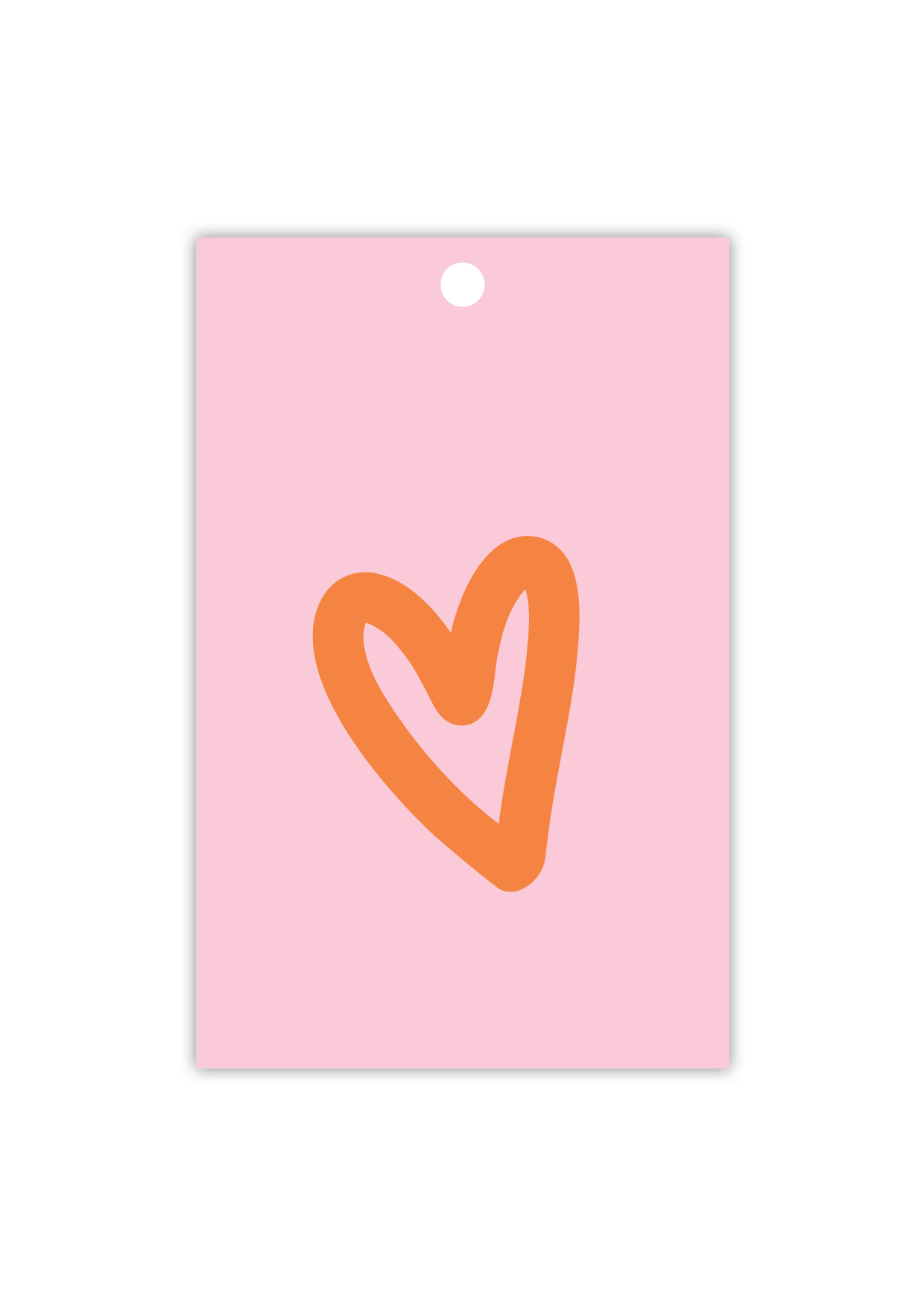 Love Heart - Large - Gift Tag
