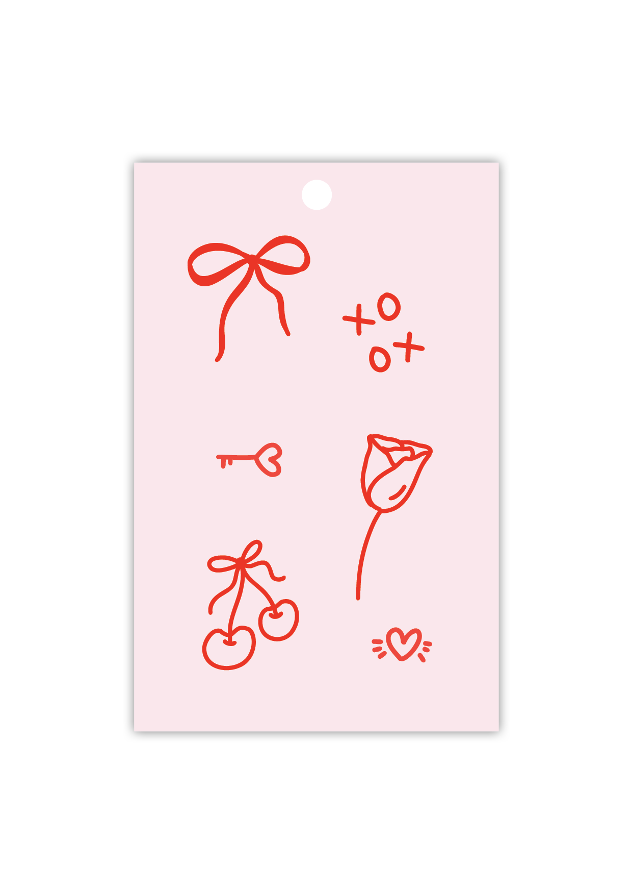 Love Notes Matching Set: Birthday Cards, Double Sided Wrapping Paper and Gift Tags