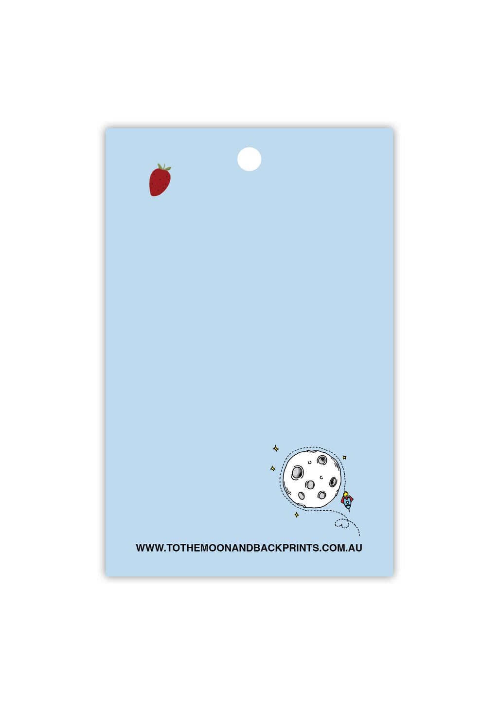 Strawberry Cake - Gift Tag