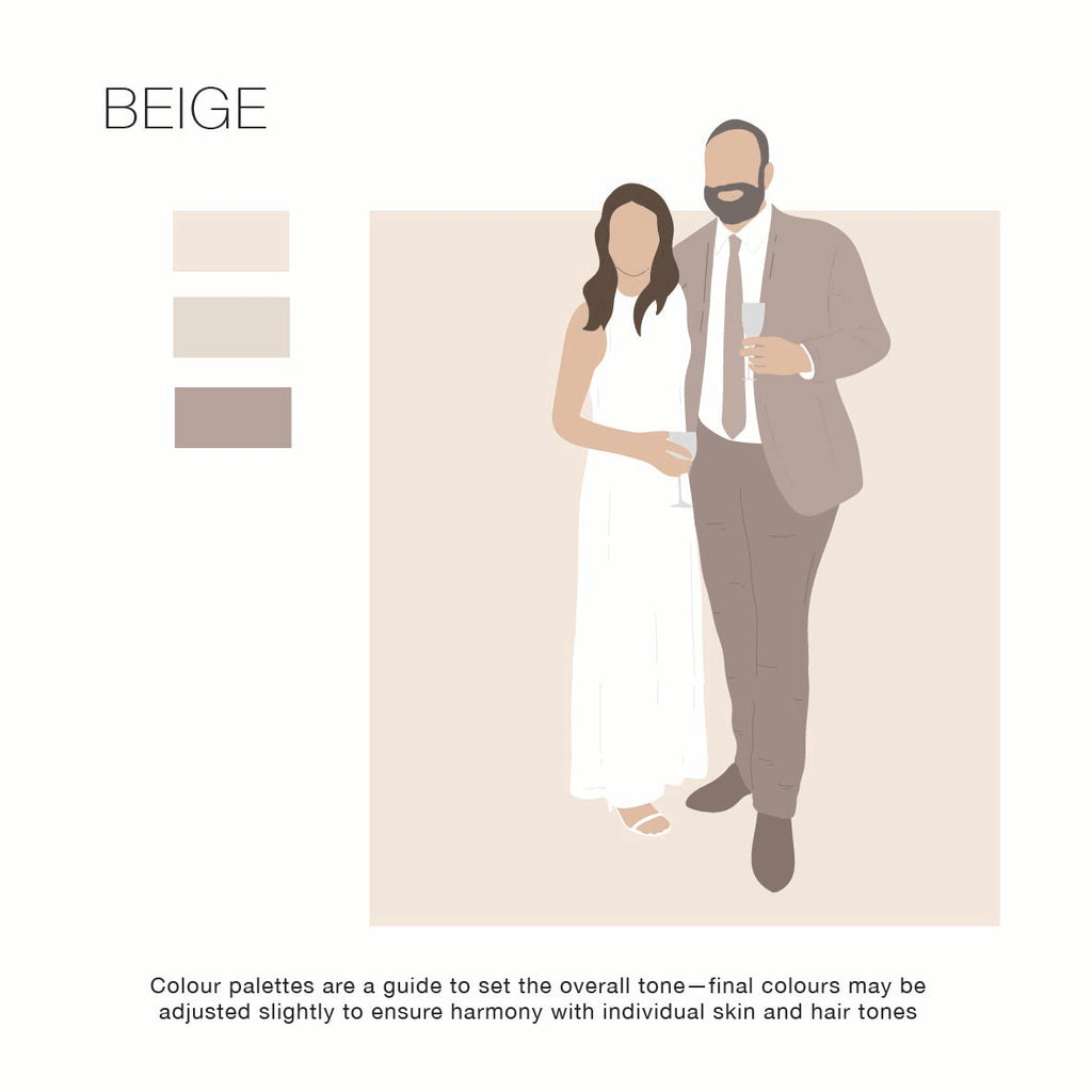 Custom Modern Monochrome Illustration – Digital Portrait PDF