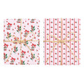 Australiana Floral / With stripes - Double Sided Wrapping Paper
