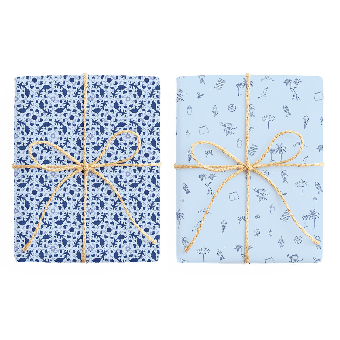Sea Tile / Australian Beach - Double Sided Wrapping Paper