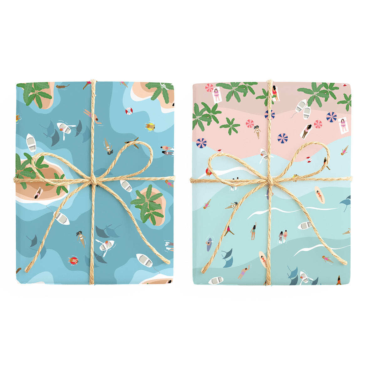Summer Days 2 ways - Double Sided Wrapping Paper
