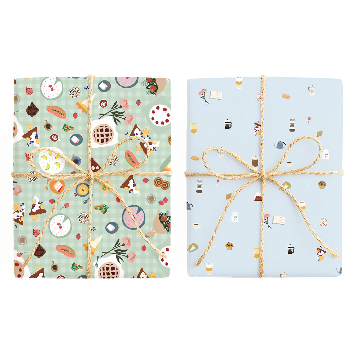 Kitchen Table / Coffe - Double Sided Wrapping Paper