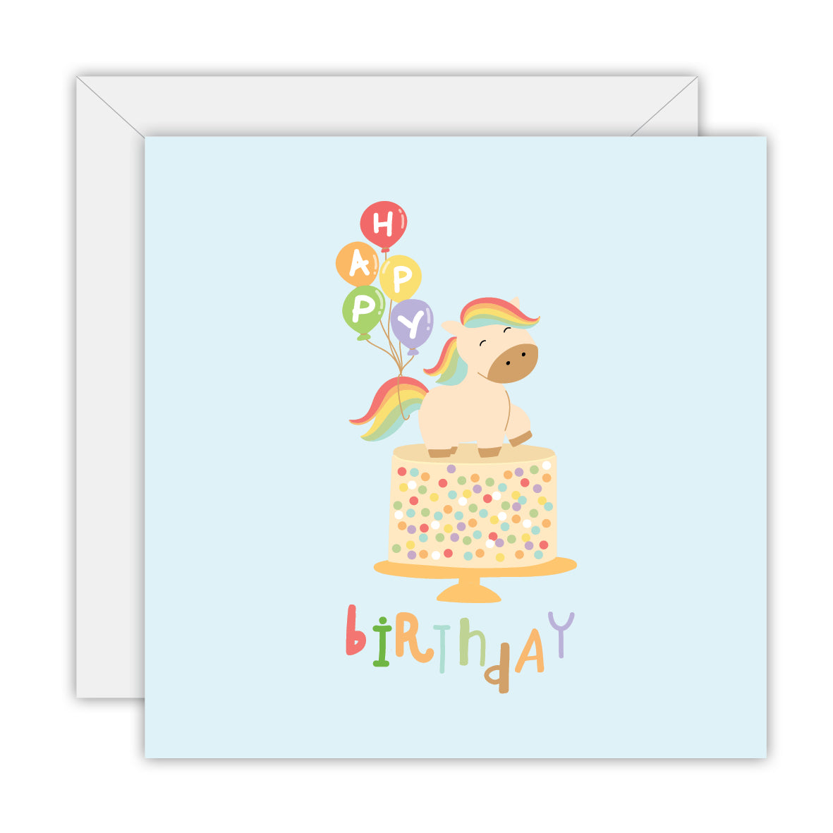 Happy Birthday - Horse - Birthday Card