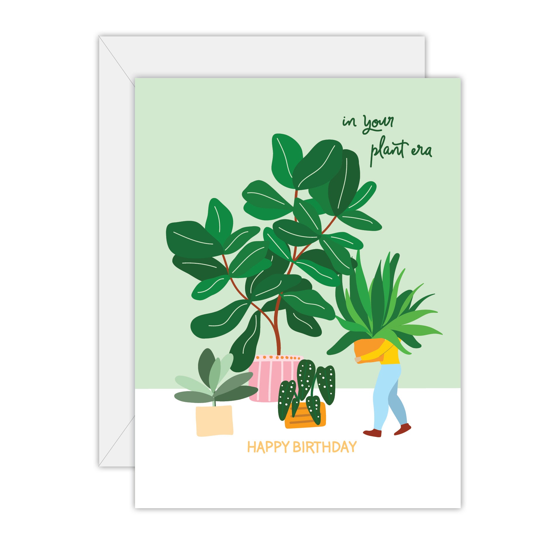 Happy Birthday - In your plant era - Birthday Card