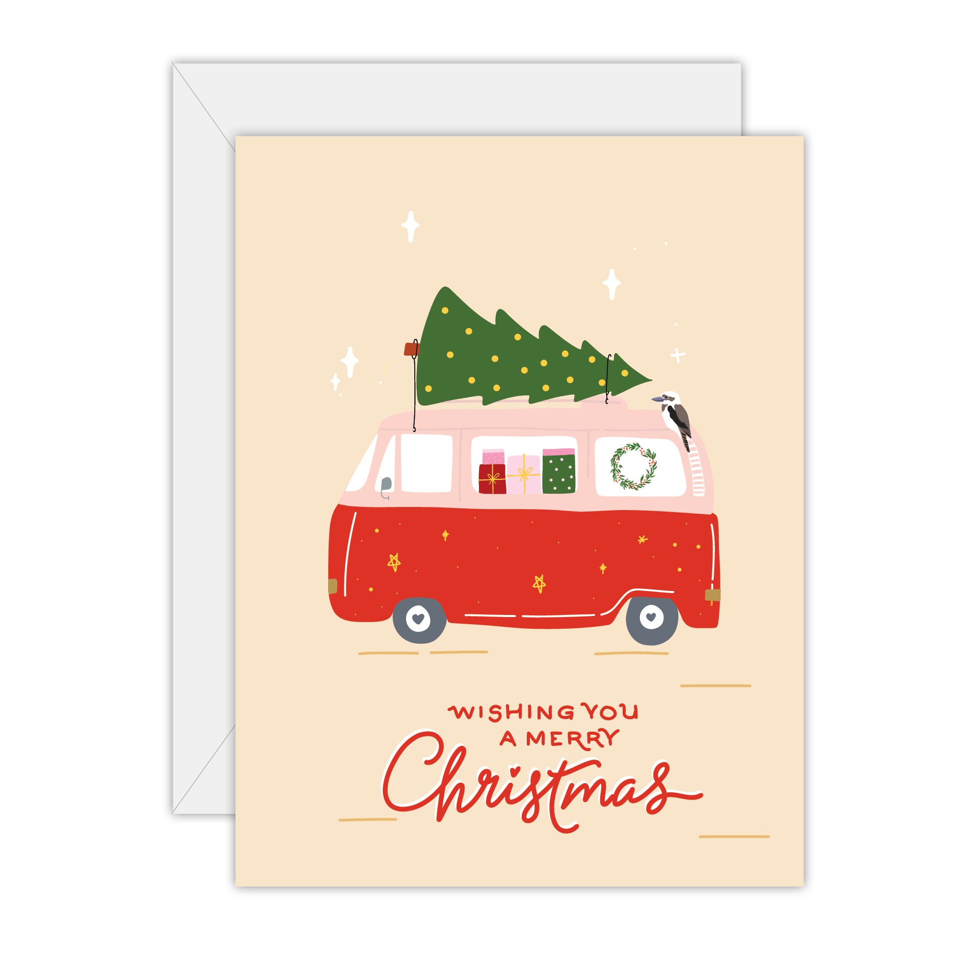 Wishing you a Merry Christmas - Christmas Greeting Card