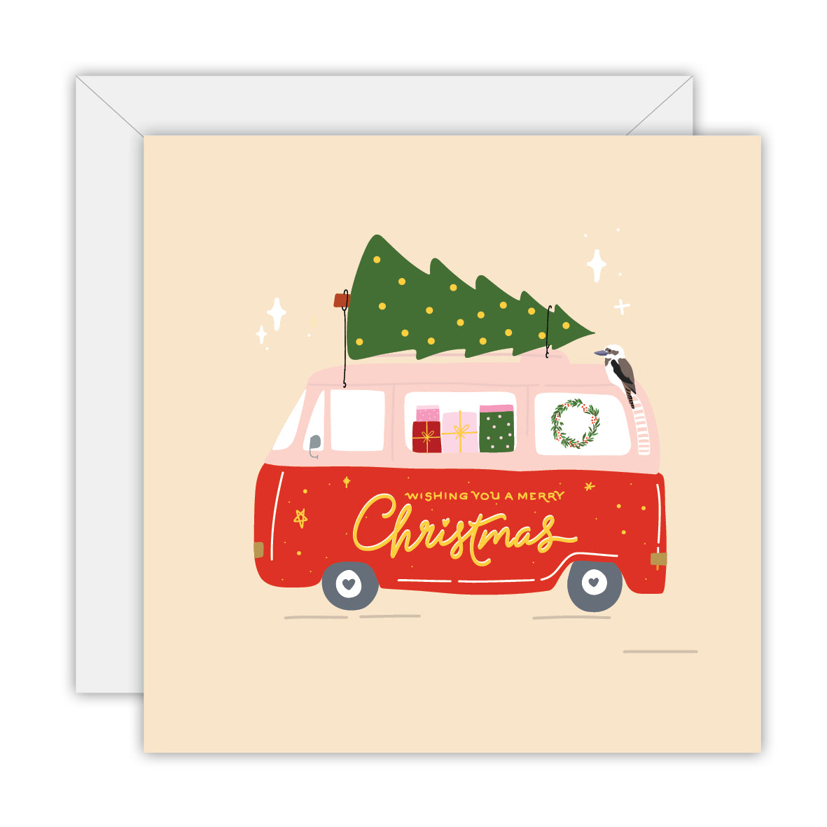 Wishing you a Merry Christmas - Christmas Greeting Card