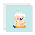 Happy Birthday - Blue Wren - Bird Birthday Card
