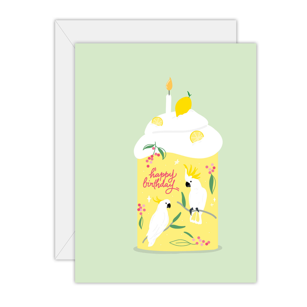 Happy Birthday - Sulphur Crested Cockatoo