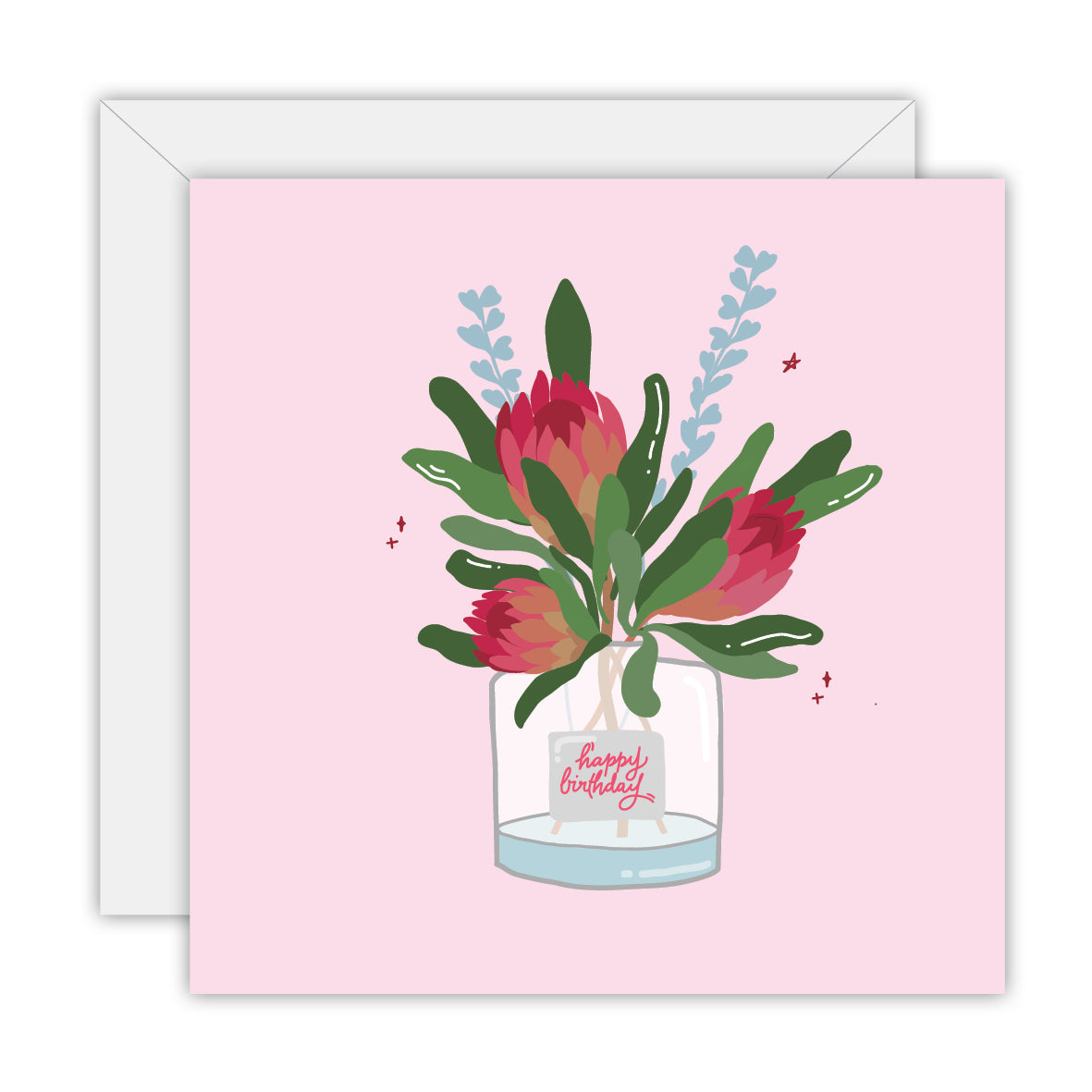 Happy Birthday - Protea