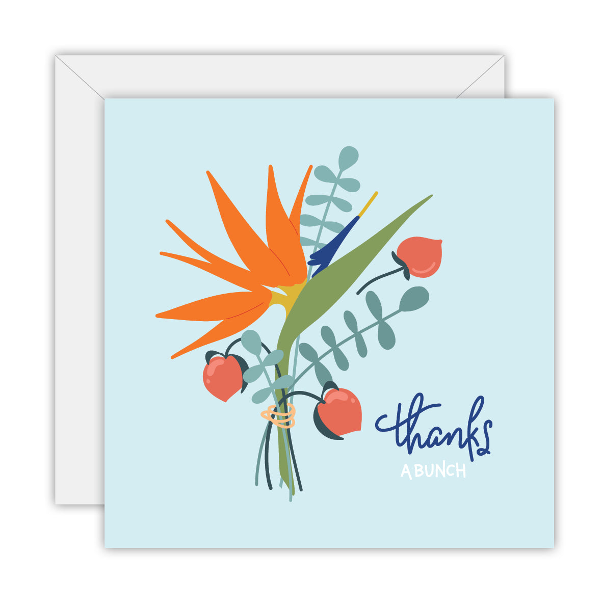 Thanks a bunch, you’re a peach - Thank you Greeting Card