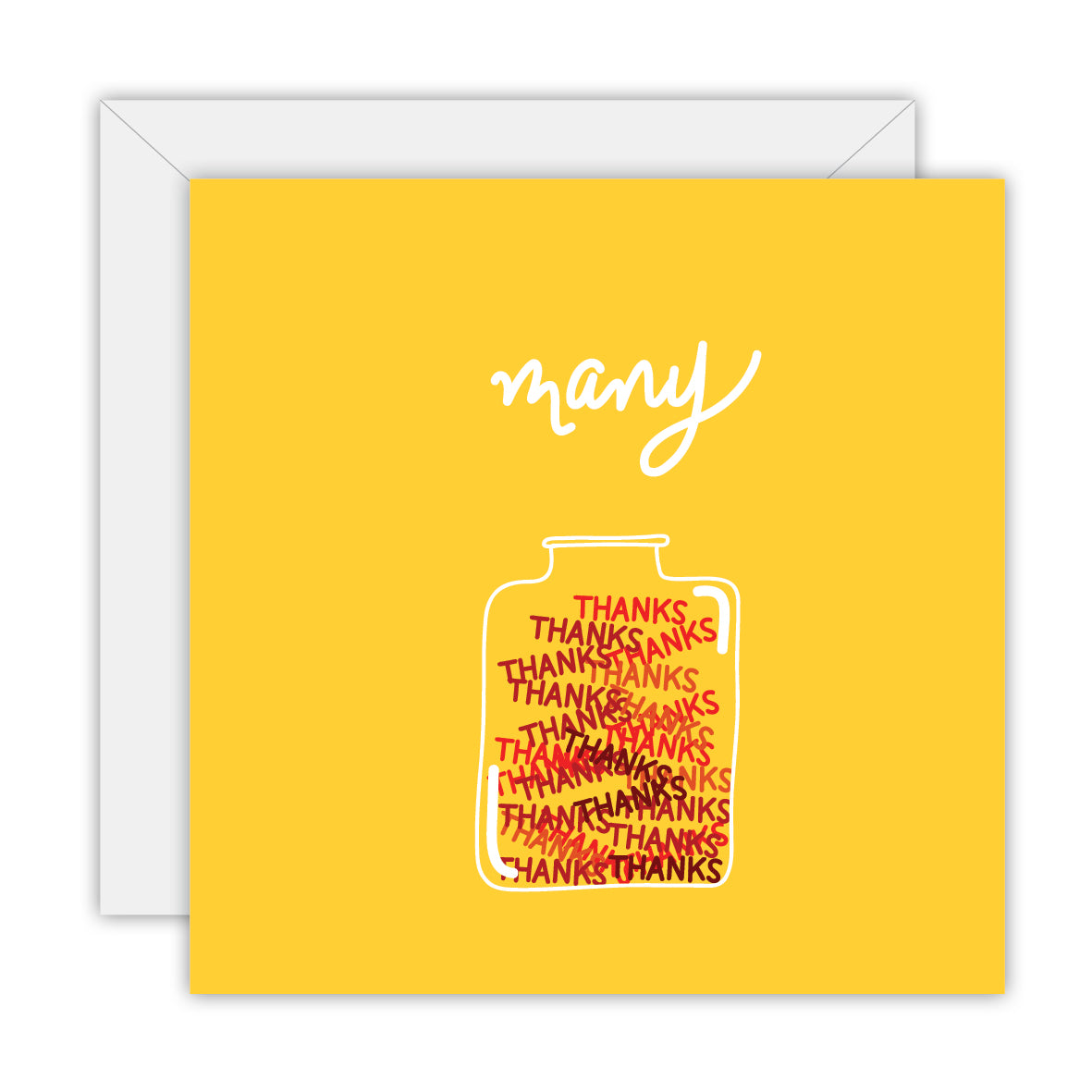 Many thanks - Thank You Greeting Card