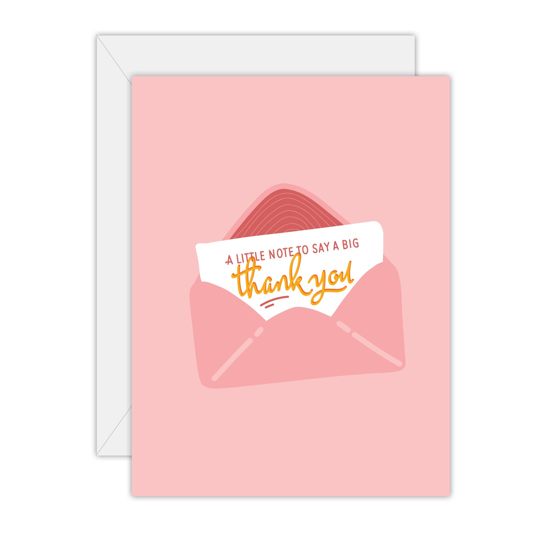 A little note to say a big thank you - Thank You Card