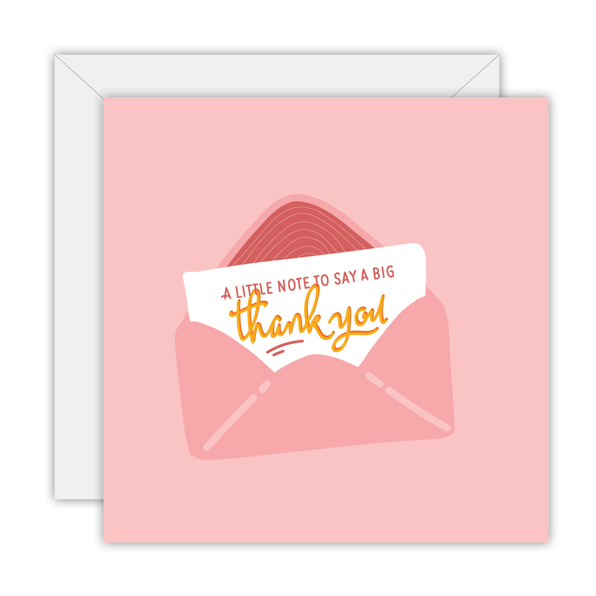 A little note to say a big thank you - Thank You Card