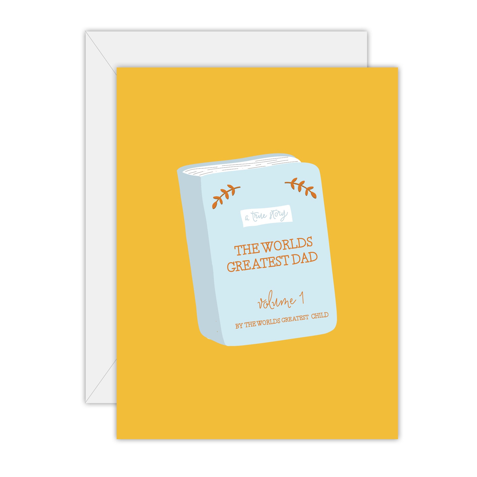 Worlds greatest dad - Fathers Day Greeting Card