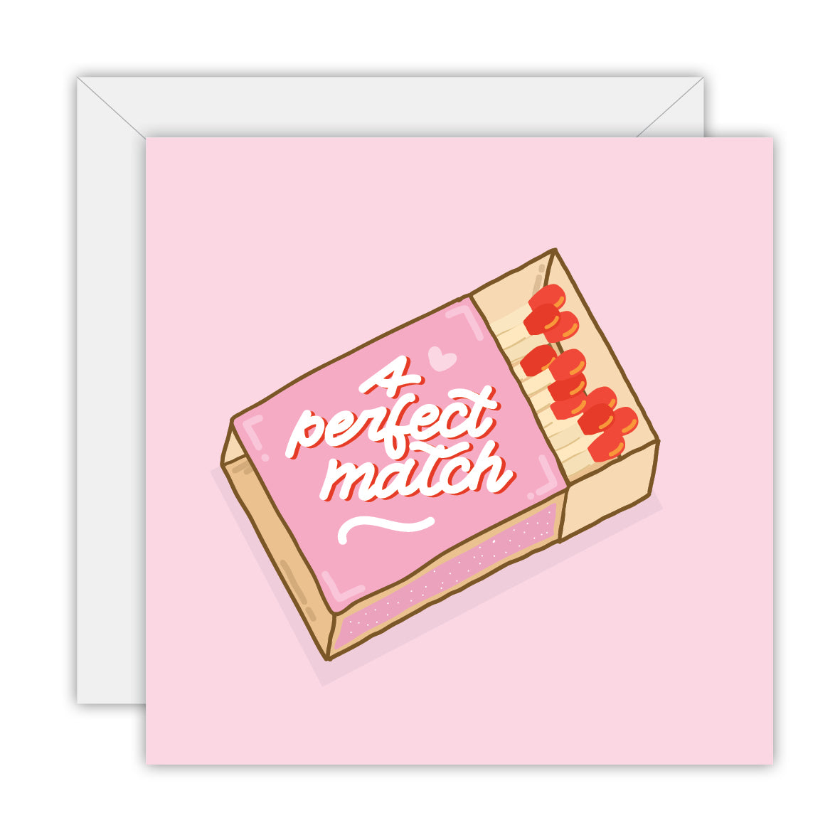 A perfect match - Greeting Card
