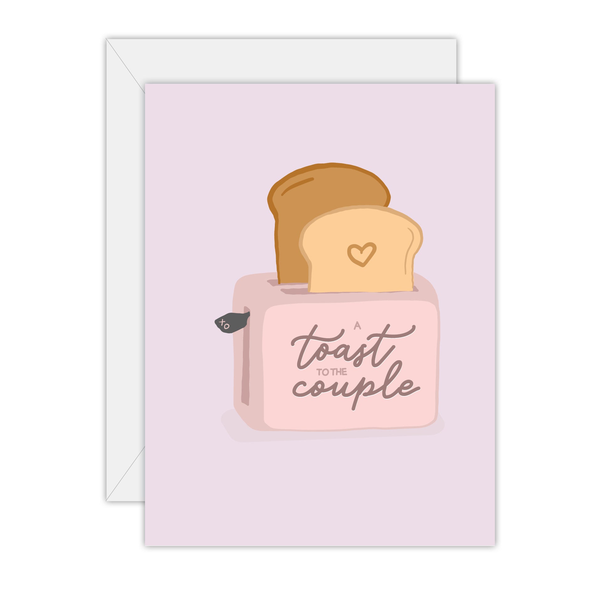 A toast to the couple - Wedding Card
