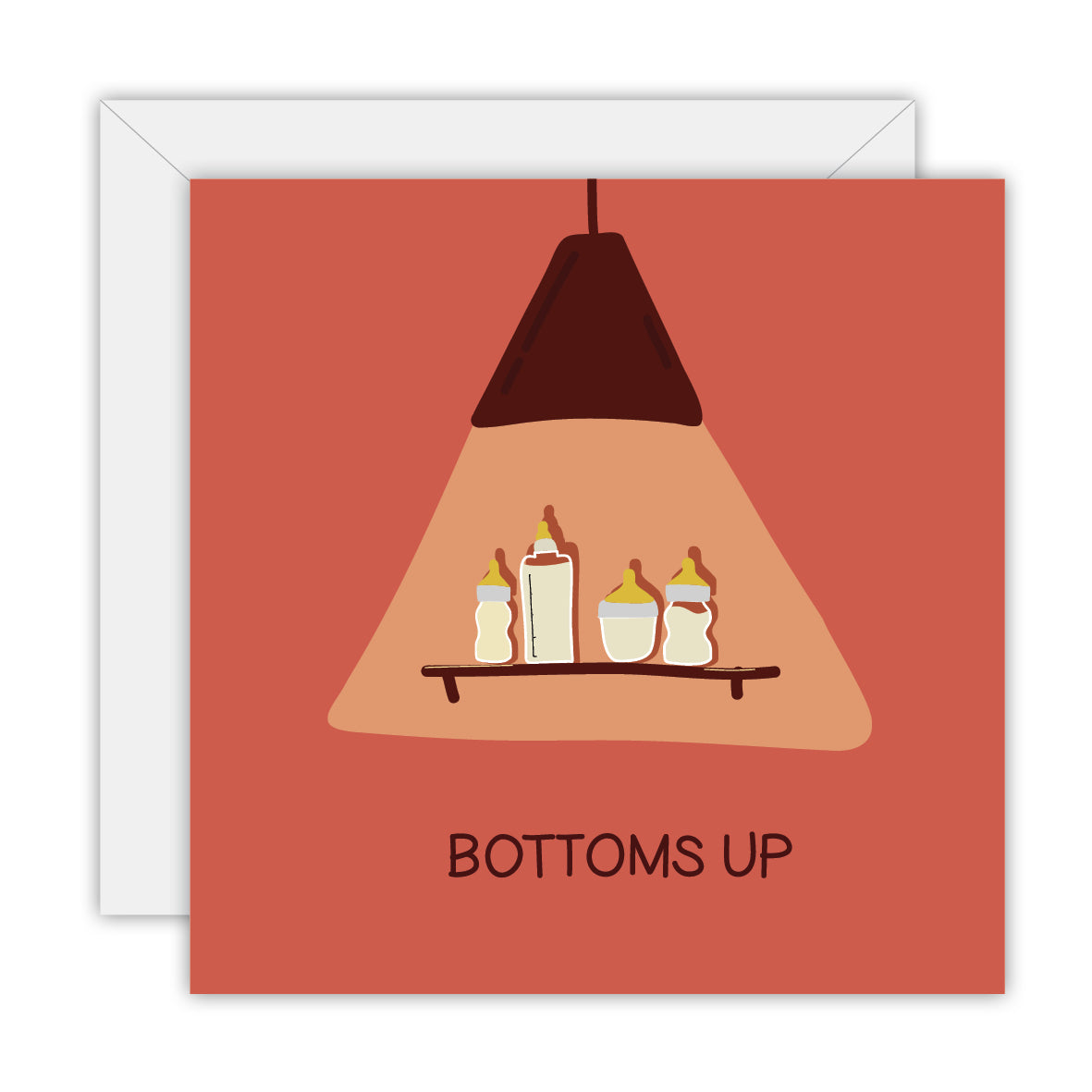 Bottoms up - New Baby / Baby Shower Card