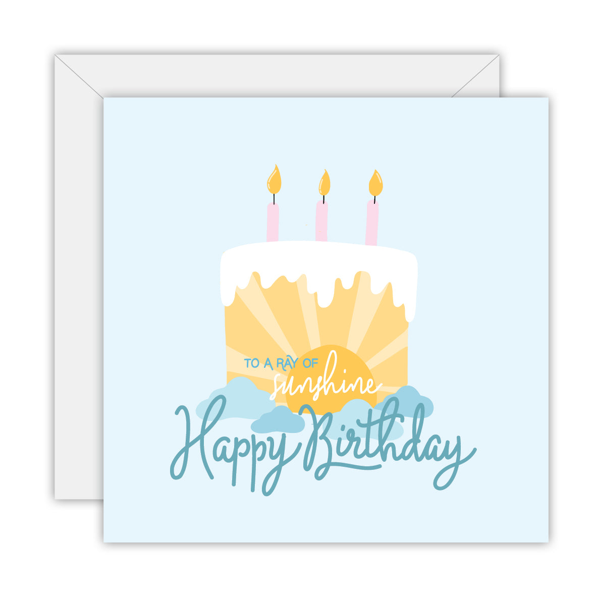 Happy Birthday - to a ray of sunshine - Birthday Card